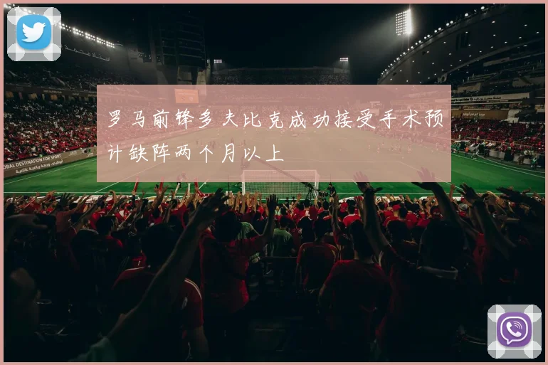 罗马前锋多夫比克成功接受手术预计缺阵两个月以上